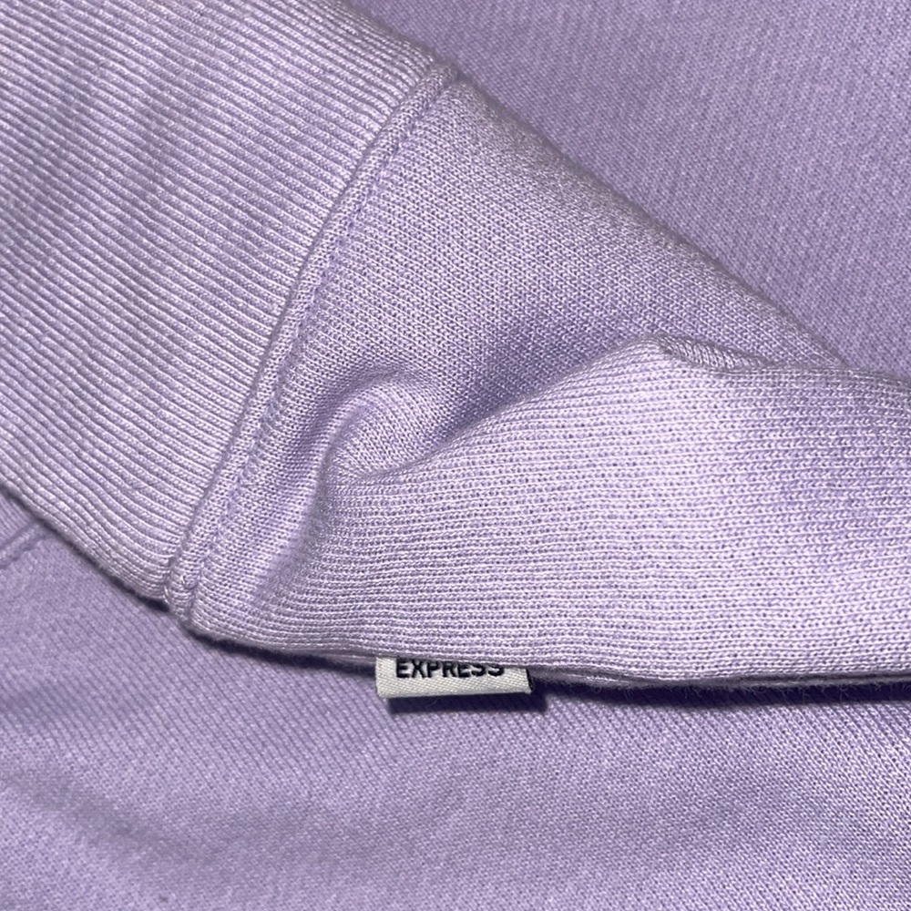 Express Purple Hoodie Large - Picture 4 of 5